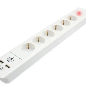 REGLETA TM ELECTRON TMUAD306 6 TOMAS+2USBA 1,5M