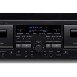 REPRODUCTOR TEAC CASSETTE DOBLE PLETINA W-1200-B