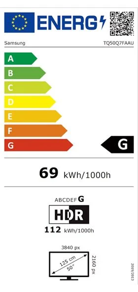 TV SAMSUNG TQ50Q7FAAUXXC