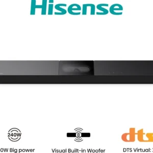 SOUND BAR HISENSE HS2000( 2.1 - 240 W - HDMI - BLUETOOTH - ÓTICA