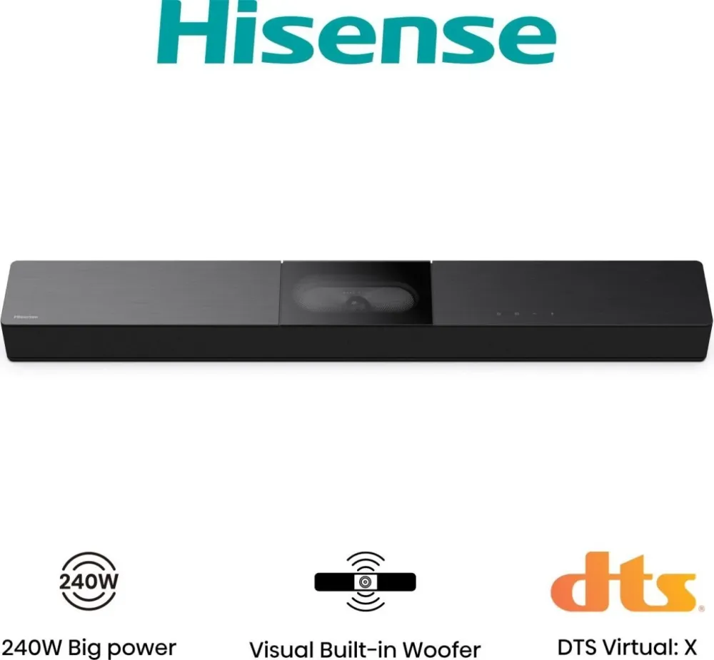 SOUND BAR HISENSE HS2000( 2.1 - 240 W - HDMI - BLUETOOTH - ÓTICA