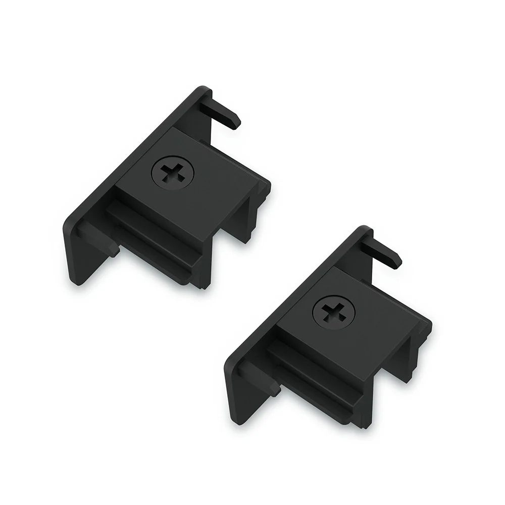 TAMPA DE EXTREMIDADE EASYLINK, PRETA, 2 UN