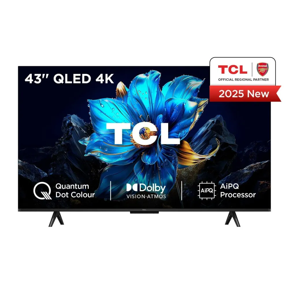 TV TCL 43P7K | 43", QLED, 4K, Google TV