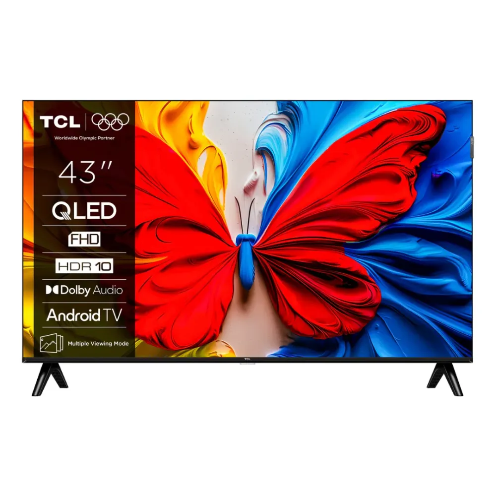 TV TCL 43S5K | 43", QLED, Full HD, Google TV