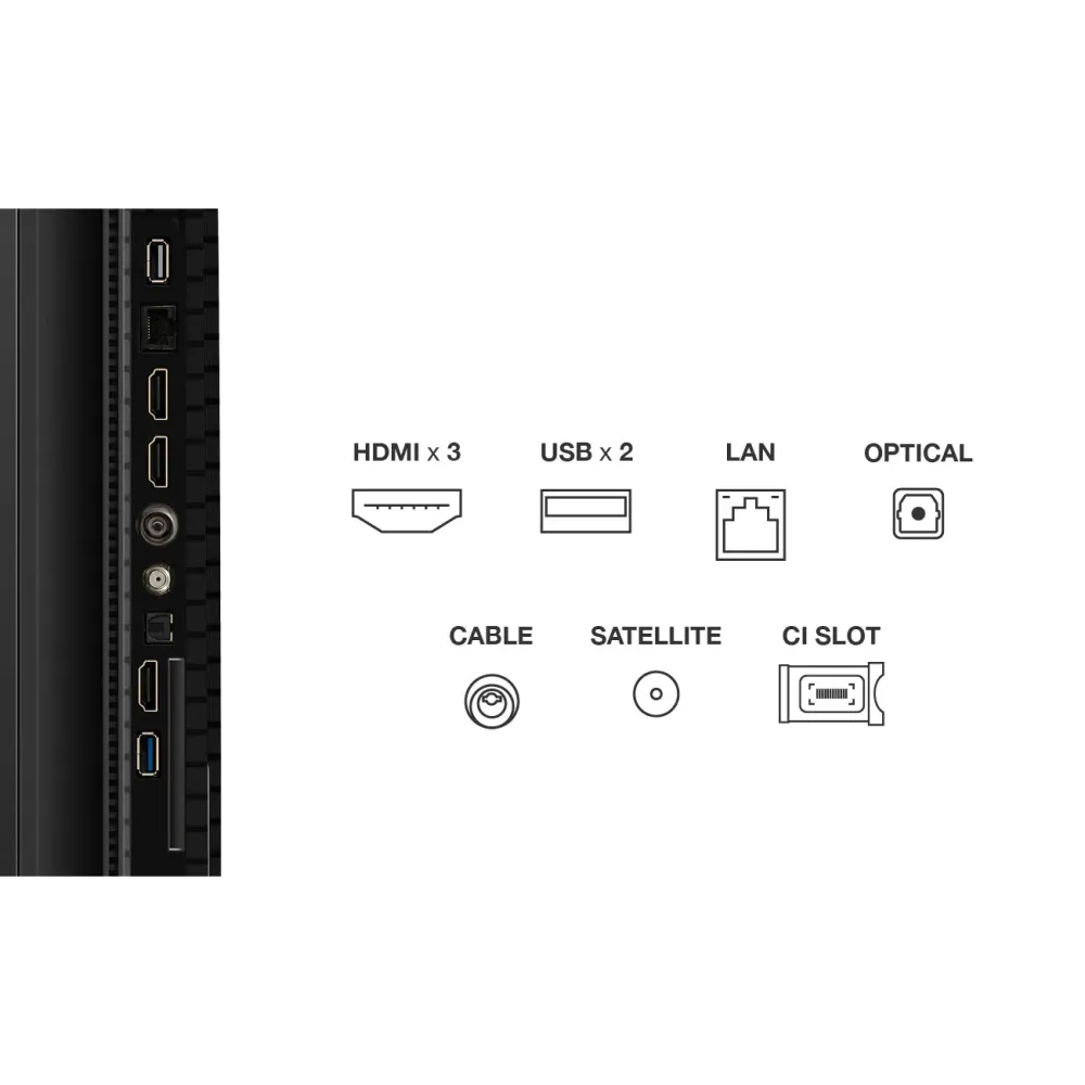 TV TCL 65P7K | 65", QLED, 4K, Google TV