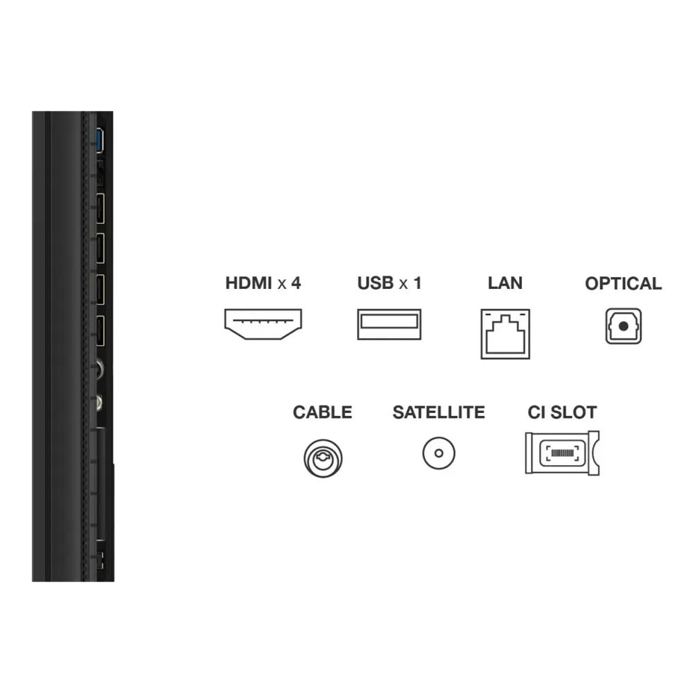 TV TCL 85P8K | 85", QLED, 4K, Google TV