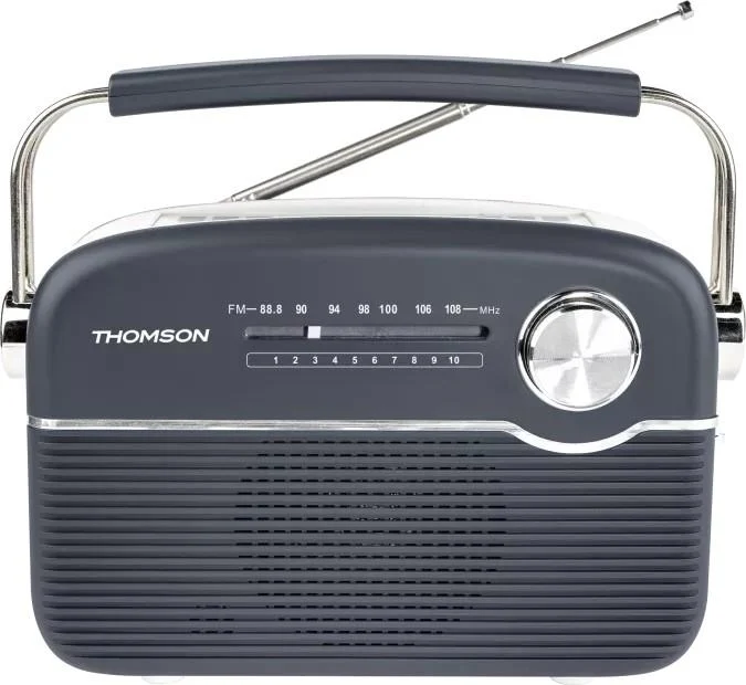 THOMSON - RADIO BT VINTAGE SOLAR VERMELHO RTS450BTG