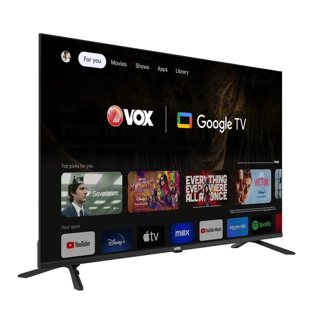 TV Vox 55GOU080B | 55", LED, 4K, Google TV